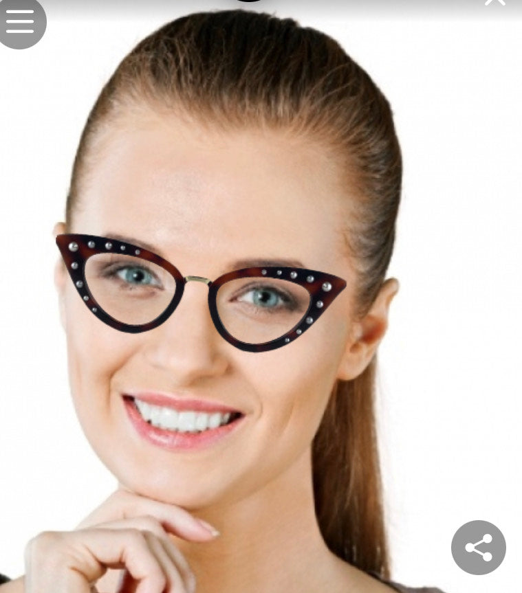 Bijoux In Bijould Tortoise: Women's  Cat Eye/Fits Medium To Wide Faces