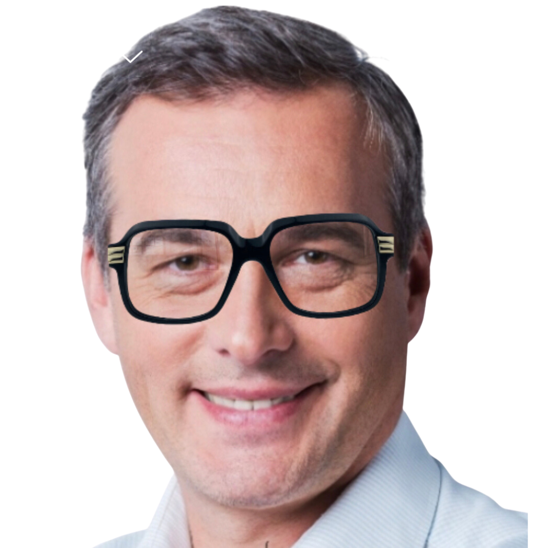 Ephraim In Black Silk Acetate : Unisex/Modified Square Frame Fits Medium To Wide Faces (103095)