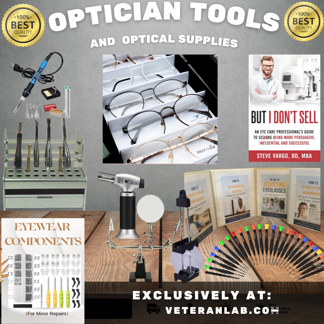 Optician Tools And Supplies (For Optician Training)