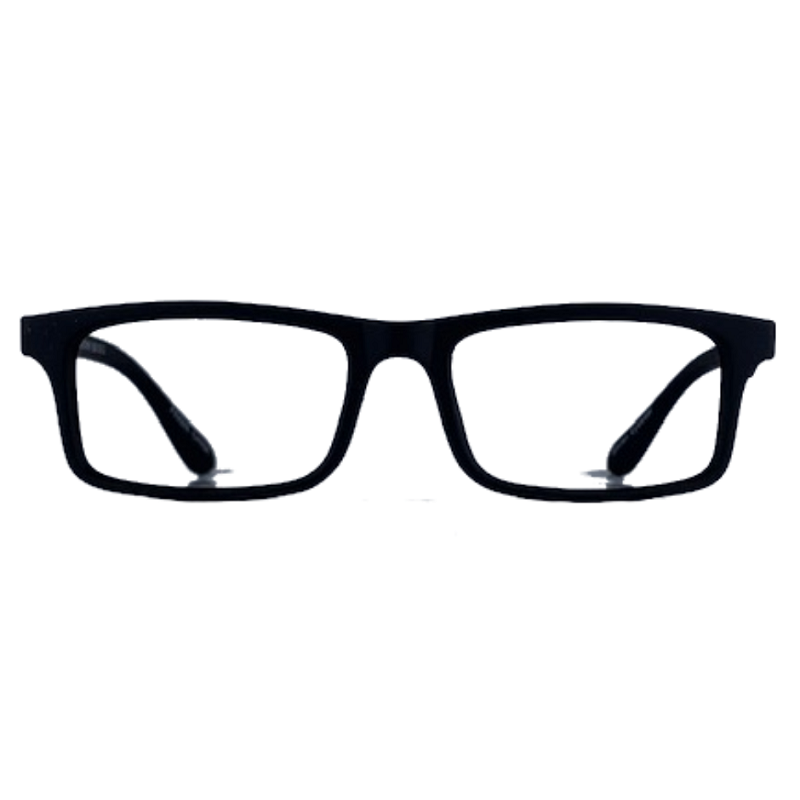 Bailey In Midnight Acetate With Black Temples & Red Stripes: For Kids Ages 5-9 Years Old