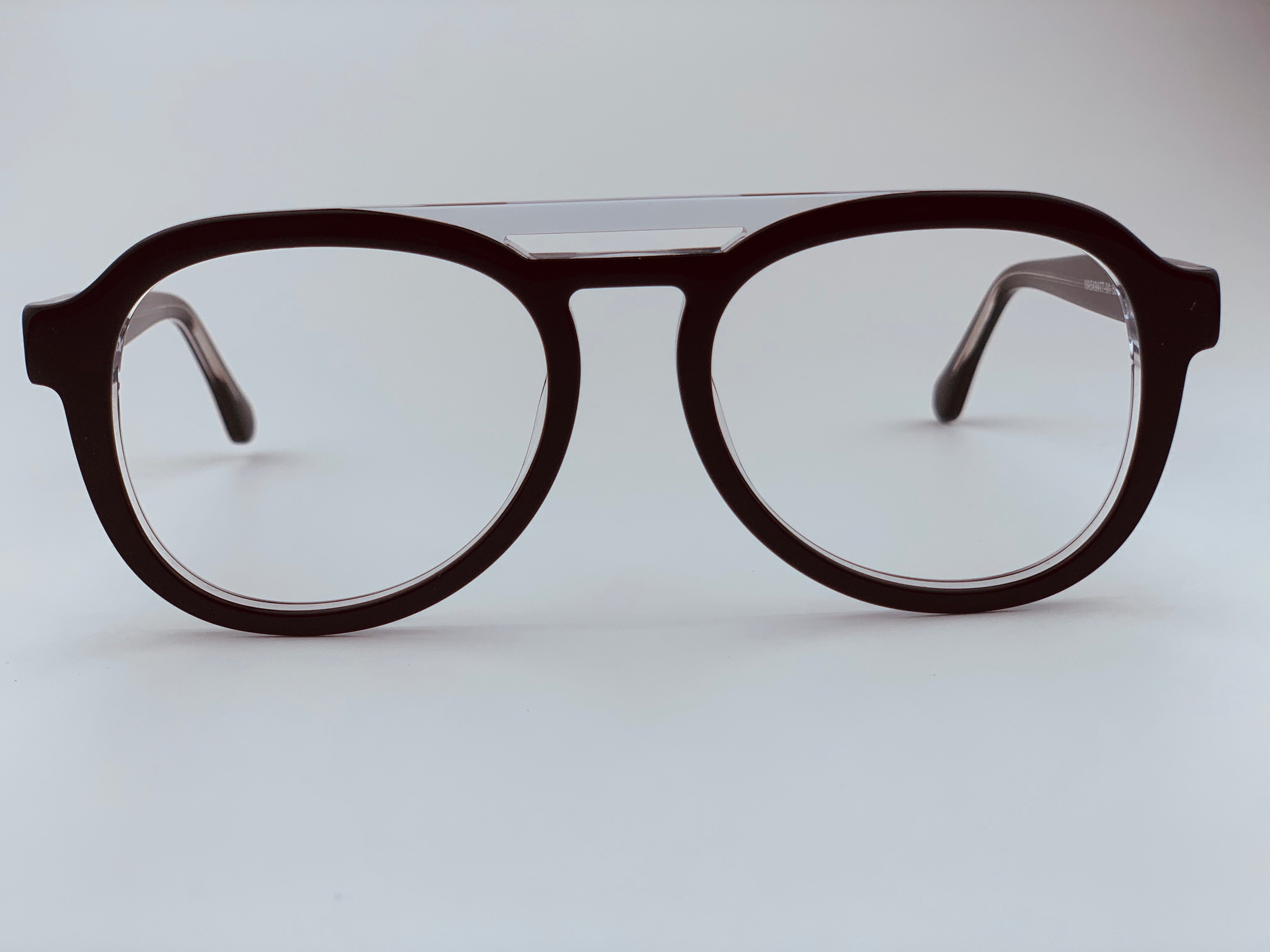 Harold In Black Tie Acetate:  Unisex Frame Fits Medium To Wide Faces