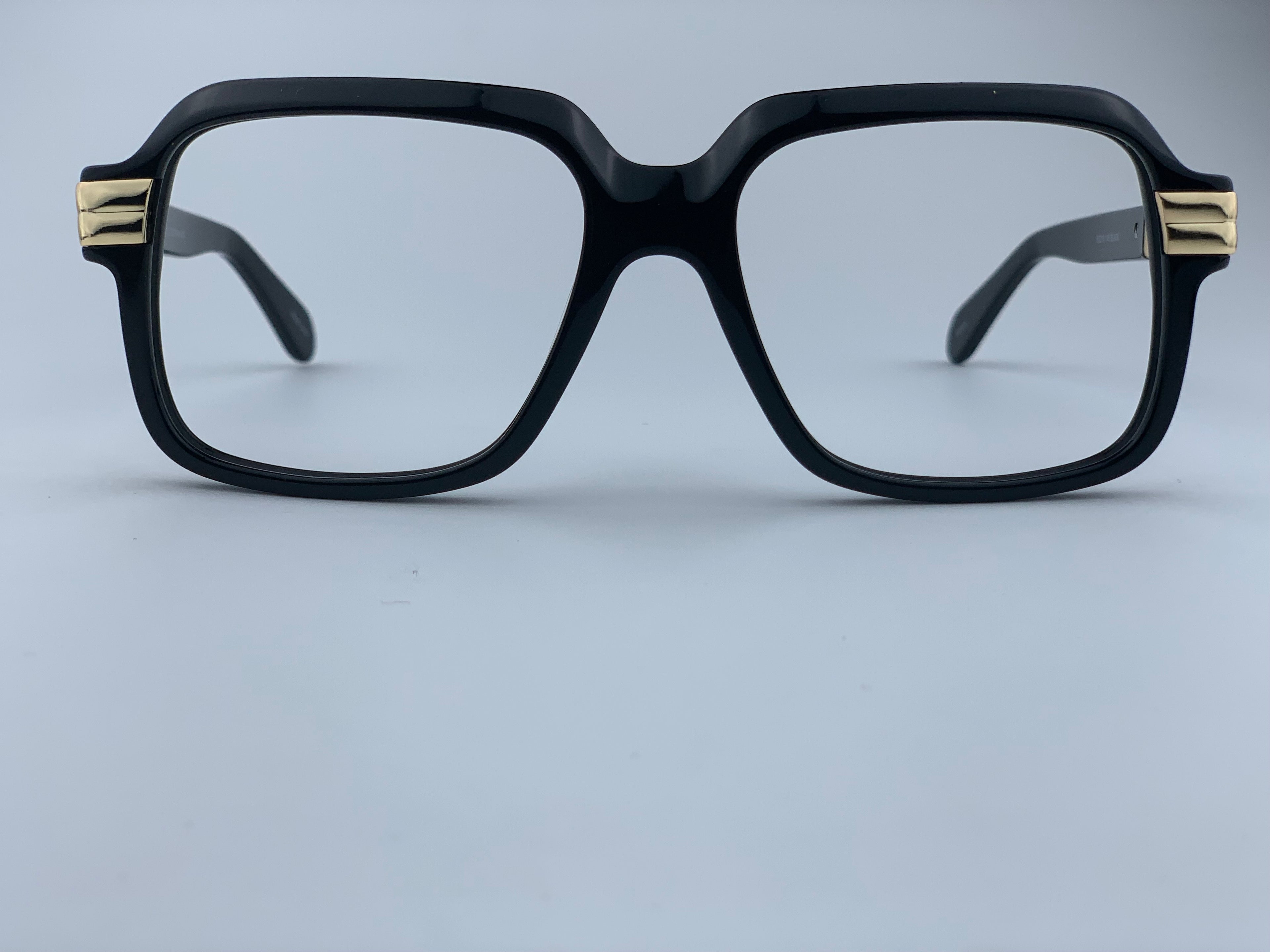Ephraim In Black Silk Acetate : Unisex/Modified Square Frame Fits Medium To Wide Faces (103095)