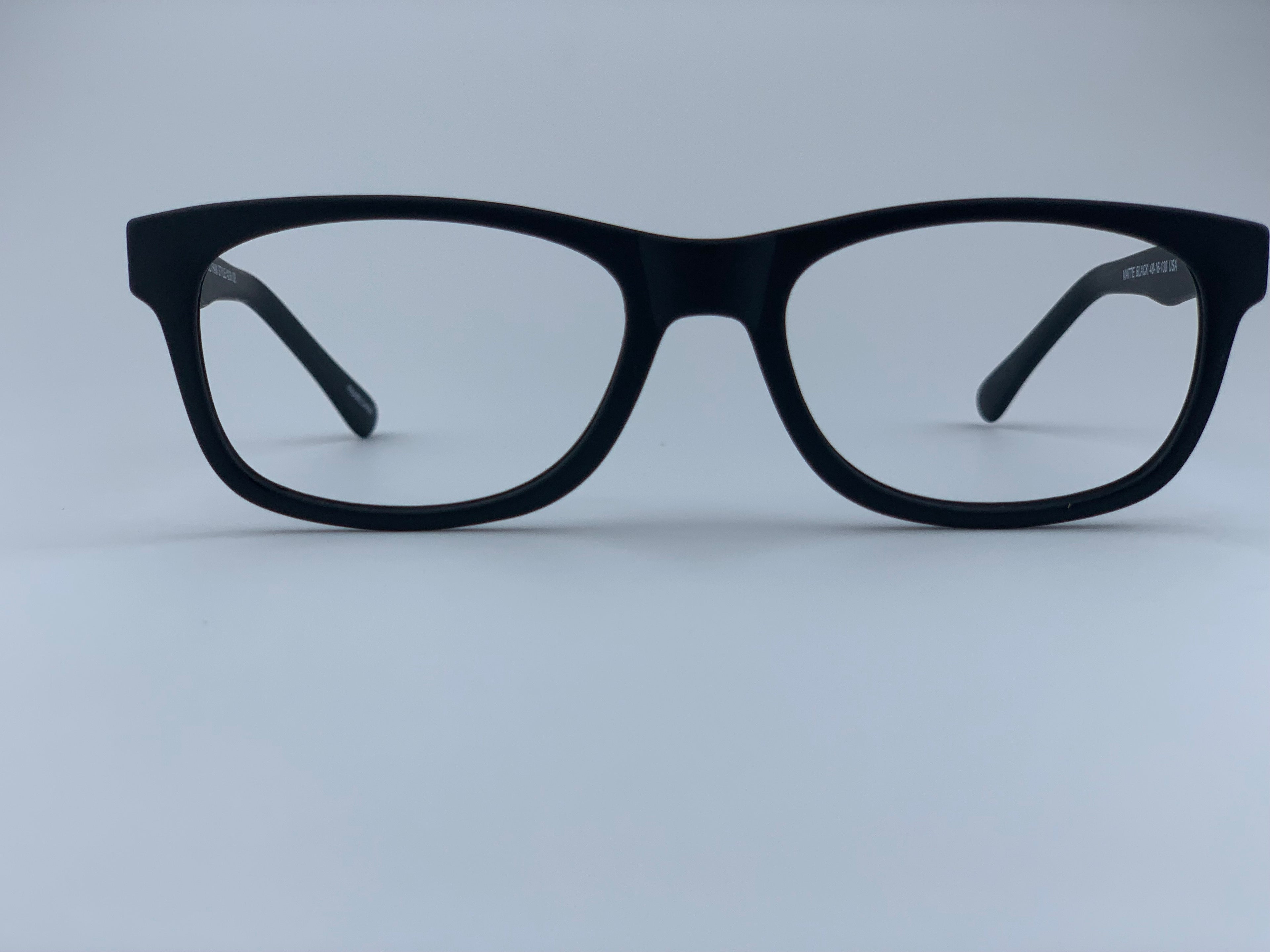 Mara In Midnight Charcoal Acetate:  Unisex Modified Oval fits Small To Medium Size Faces (jill)