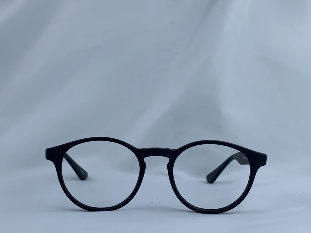 Felix In Black Matte Acetate: Unisex  Oval Fits Medium Size Faces 47-20-140