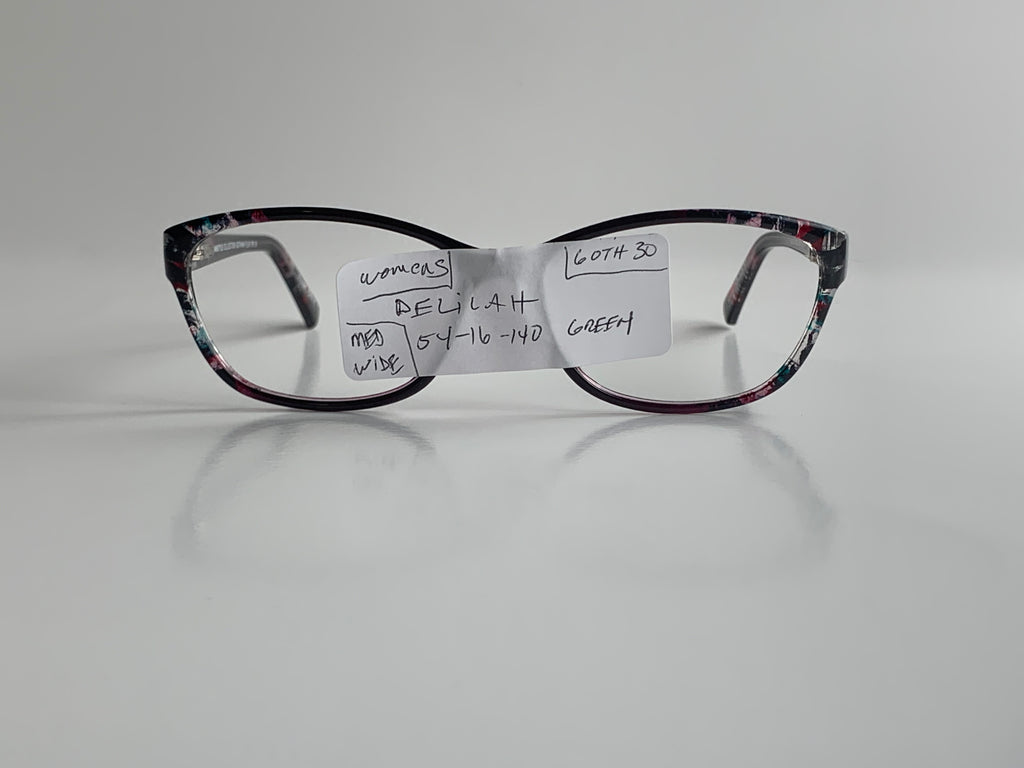 Delilah In Speckled Paint Acetate:  Cat Eye Fits Medium Size Faces