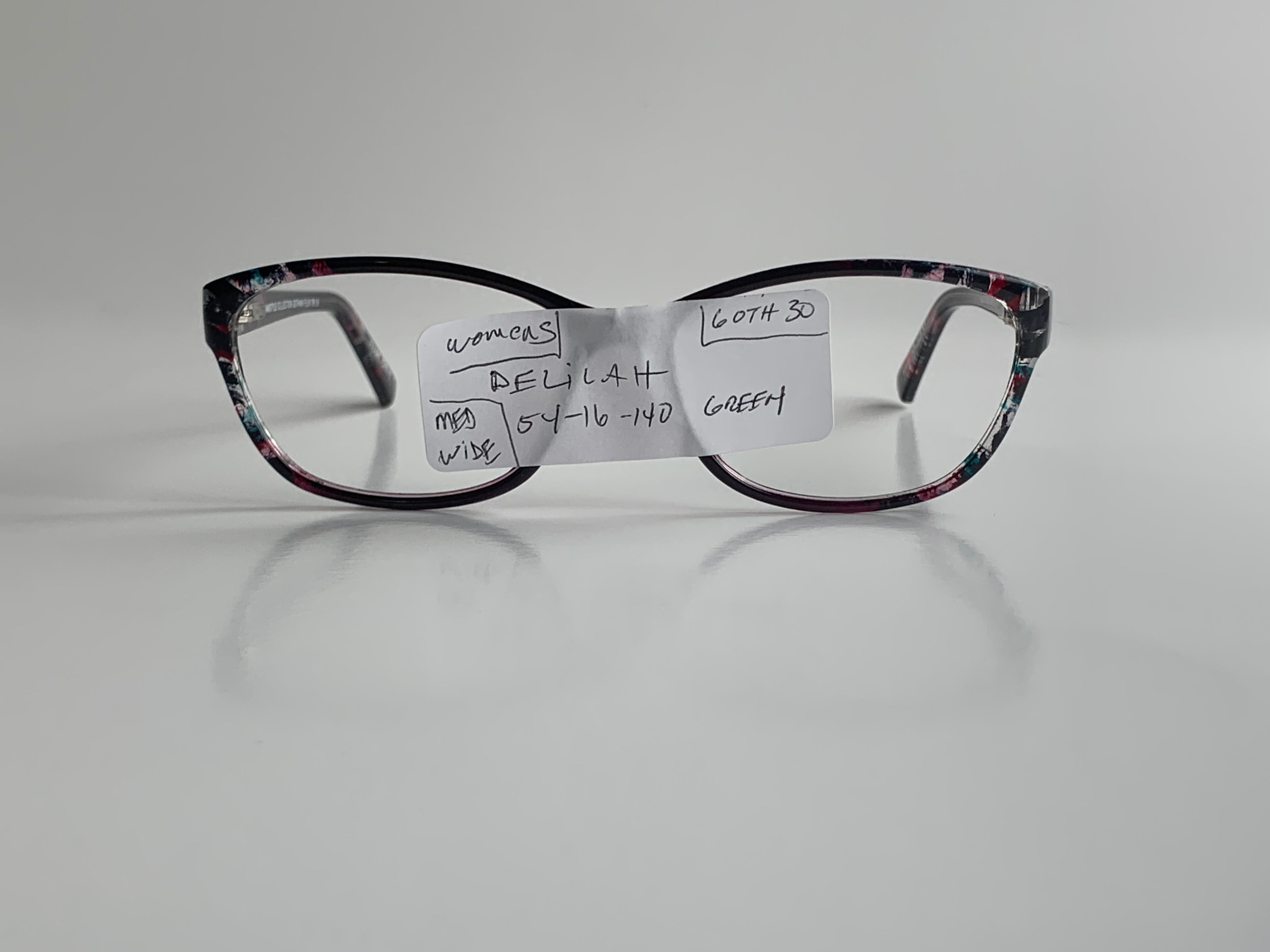 Delilah In Speckled Paint Acetate:  Cat Eye Fits Medium Size Faces