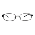 Jude In Silky Gray:  Oval Frame Fits Medium Size Faces