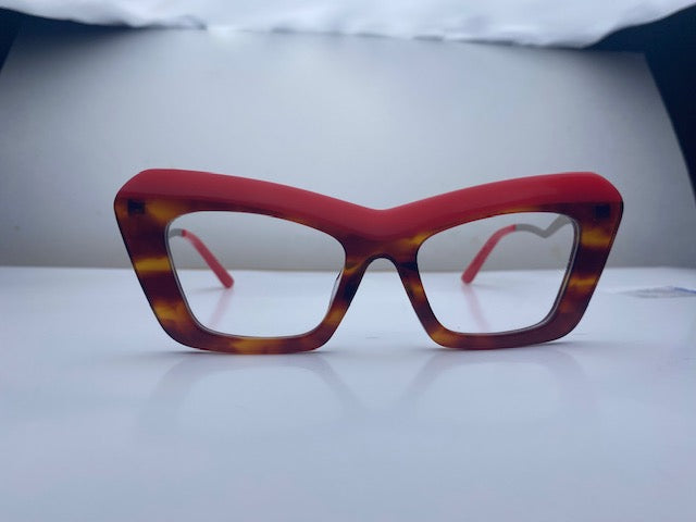 Kayla In Burgundy Tortoise: Women's Cat Eye Fits Medium To Wide Faces (jill) (105218)