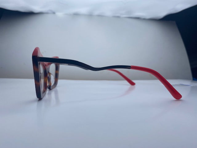 Kayla In Burgundy Tortoise: Women's Cat Eye Fits Medium To Wide Faces (jill) (105218)