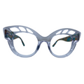 Hannah In Clear Kokoye Acetate: Women's Cat Eye Fits Medium To Wide Faces