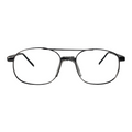 Ethan In Gunmetal: Unisex Modified Frame Fits Small To Medium Size Faces