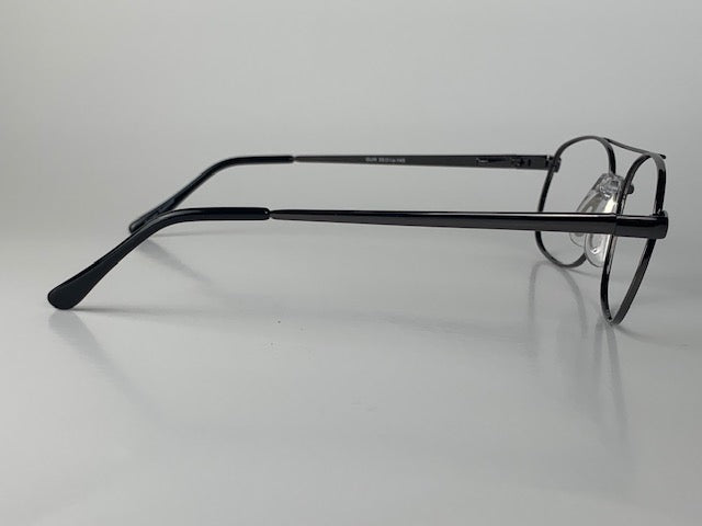 Ethan In Gunmetal: Unisex Modified Frame Fits Small To Medium Size Faces