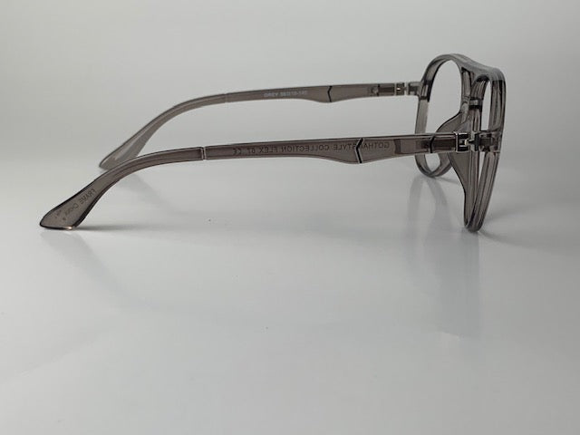 Halton In Sky Gray : Unisex Aviator Fits Medium To Wide Faces