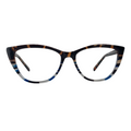 Eve In Blue Tortoise Specks:  Women's Eyewear Fits Medium Size Faces