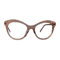 Leah In Rose Quartz Acetate; Women's Cat Eye Fits Medium To Wide Faces (jill)