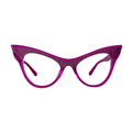 Delmas In Pink Crystal: Women's Cat Eye Fits Medium To Wide Faces