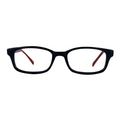 Pascal In Midnight Acetate With Ruby Temples: Kid's Eyewear Fits Age 8-12