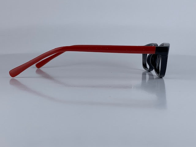 Pascal In Midnight Acetate With Ruby Temples: Kid's Eyewear Fits Age 8-12