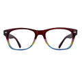 Peri In Brown With Candy Gradient Bottom:  Kid's Eyewear For Ages 10-14