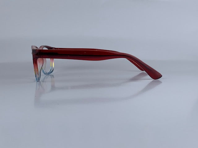 Peri In Brown With Candy Gradient Bottom:  Kid's Eyewear For Ages 10-14
