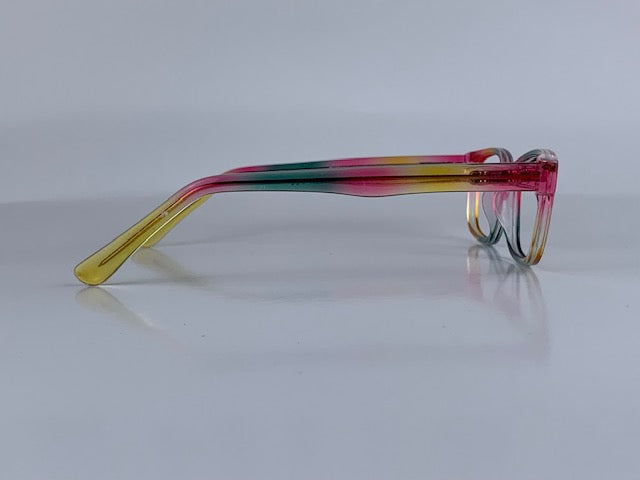 Bethany In rainbow candy acetate: kid's Eyewear For Ages 8-12