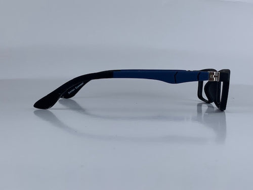 Bailey In Black Acetate With Blue Temples: For Ages 5-9 Years Old