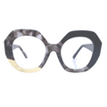 Chalice In Granite Brown With Vanilla Acetate:  Women's Modified Oval/Fits Medium To Wide Faces