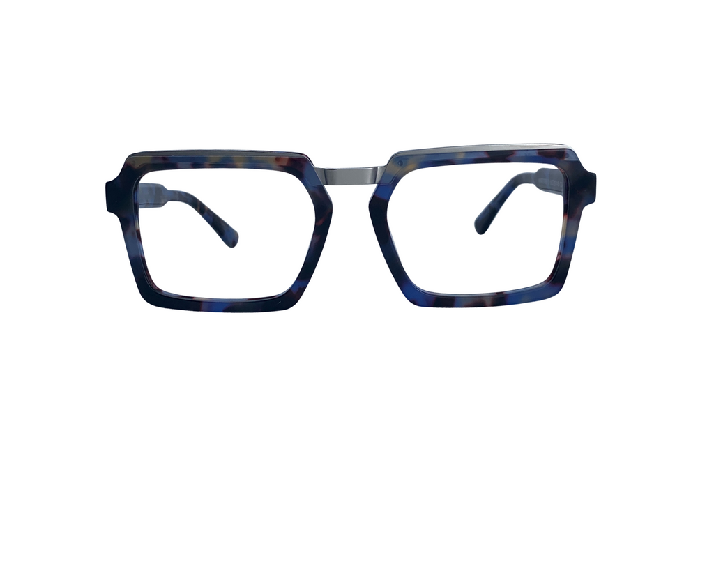 Gideon In Gray Sky Marble: Unisex Modified Square Fits Medium To Wide Faces