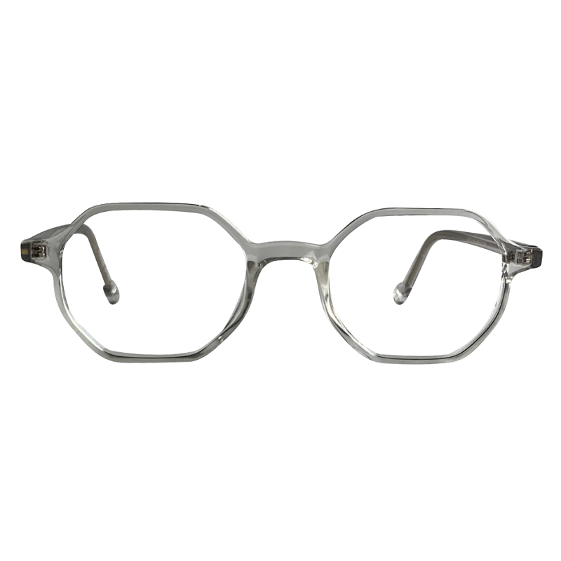 Bealer In Kokoye Crystal Acetate:  Unisex Oval Fits Small Faces
