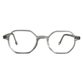 Bealer In Kokoye Crystal Acetate:  Unisex Oval Fits Small Faces
