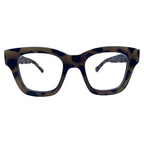 Ariel In Leopard Mookaite Acetate: Modified Cat Eye Frame Fits Medium To Wide Faces (105988)